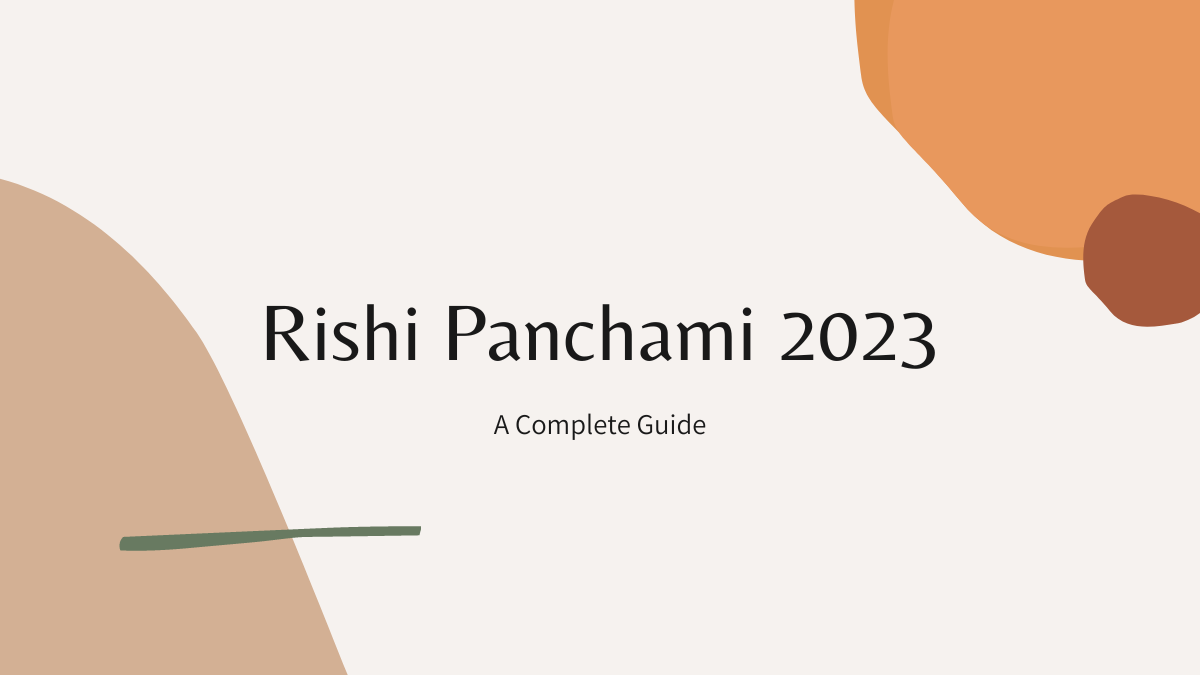 Rishi Panchami 2023