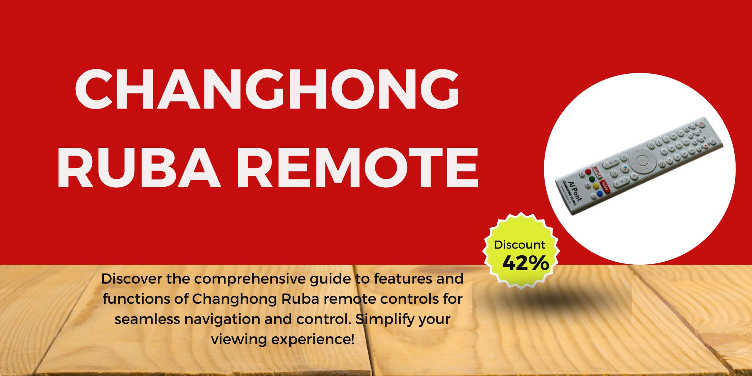Changhong Ruba Remote