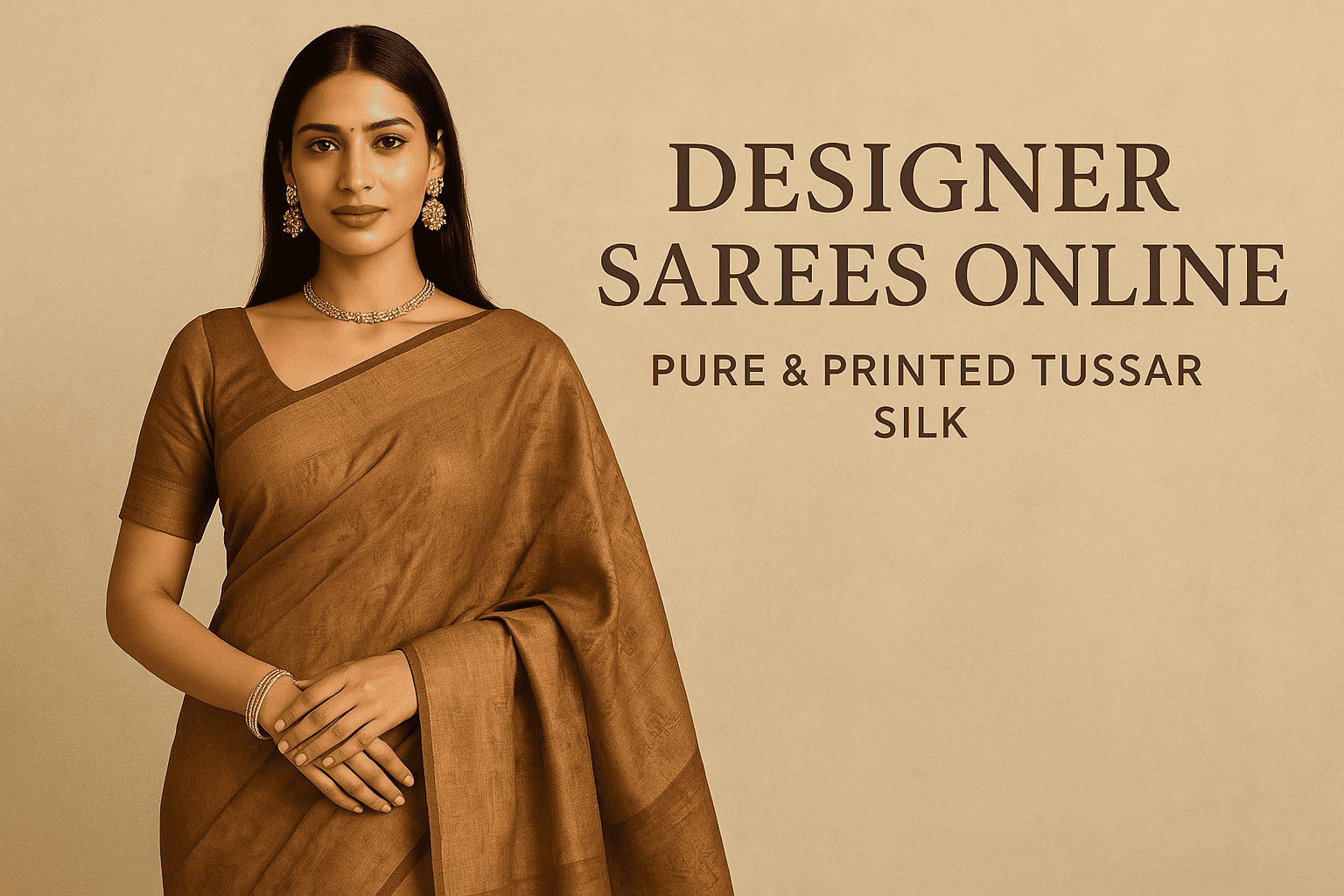 Pure & Printed Tussar Silk Sarees buying guide.