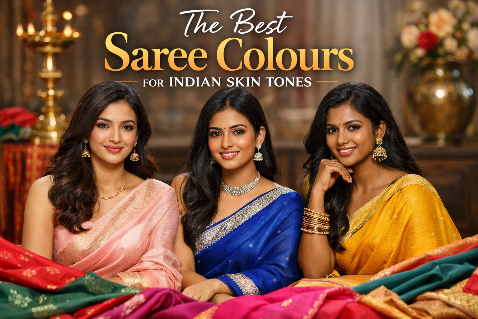 Best Saree Colours for Indian Skin Tones