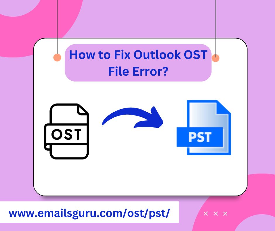 fix outlook ost file error